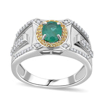 TLV D'Joy Mozambique Ruby, Multi Gemstone Men's Ring in Rhodium Over Sterling Silver (Size 10.0) 2.15 ctw