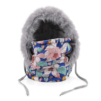 Tamsy Black Winter Hat with Face Mask (22.83"–23.62")