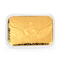 24K Yellow Gold Baby Foot with Angel Wings Embossed Sheet 10mg (Del. in 10-12 Days) - Sticky add to cart bar