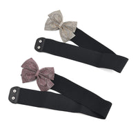 Tamsy Purple Extendable Belt with Resin Crystal (12.6" to 18.9")