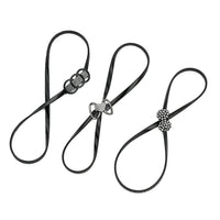 Tamsy Black Heart Set of 3 Belt (25.59")