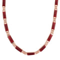 Multi Gemstone Necklace (16.5 Inches) in Goldtone 50.00 ctw - Sticky add to cart bar