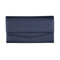 Passage Black Faux Leather 2 Flap Wallet (7.87"x3.94"x1.18") - Sticky add to cart bar