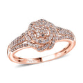 D'Joy Natural Pink Diamond I3 0.33 ctw Ring in 18K Vermeil Rose Gold Over Sterling Silver (Size 6.0) - Sticky add to cart bar