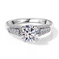 TLV Luxuriant Lab Grown Diamond (G-H, SI) (Rnd) Ring in Rhodium Over Sterling Silver (Size 6.0) 2.00 ctw