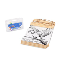 Livmore 5pcs Set Animal Theme Canvas Board (7.87"×11.81") with 12pcs Acrylic Markers
