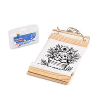 Livmore 5pcs Set Animal Theme Canvas Board (7.87"×11.81") with 12pcs Acrylic Markers