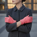 Tamsy Black Cashmere Wool Gloves with 2 Fingers Screen Touch - Large - Sticky add to cart bar