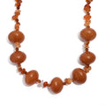 EverTrue Red Aventurine and Multi Gemstone 370.00 ctw Beaded Necklace in Platinum Bond 18 Inches - Sticky add to cart bar