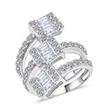 Doorbuster Luxuriant Lab Grown Diamond (G, SI1) Ring in Sterling Silver (Size 10.0) 2.60 ctw - Sticky add to cart bar