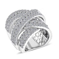 Luxuriant Lab Grown Diamond G SI1 8.15 ctw Ring in Sterling Silver - Sticky add to cart bar