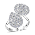 Luxuriant Lab Grown Diamond G SI1 1.90 ctw Ring in Sterling Silver - Sticky add to cart bar