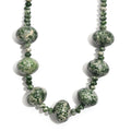 EverTrue Green Jasper 450.00 ctw Roundel Necklace in Platinum Bond 18 Inches - Sticky add to cart bar