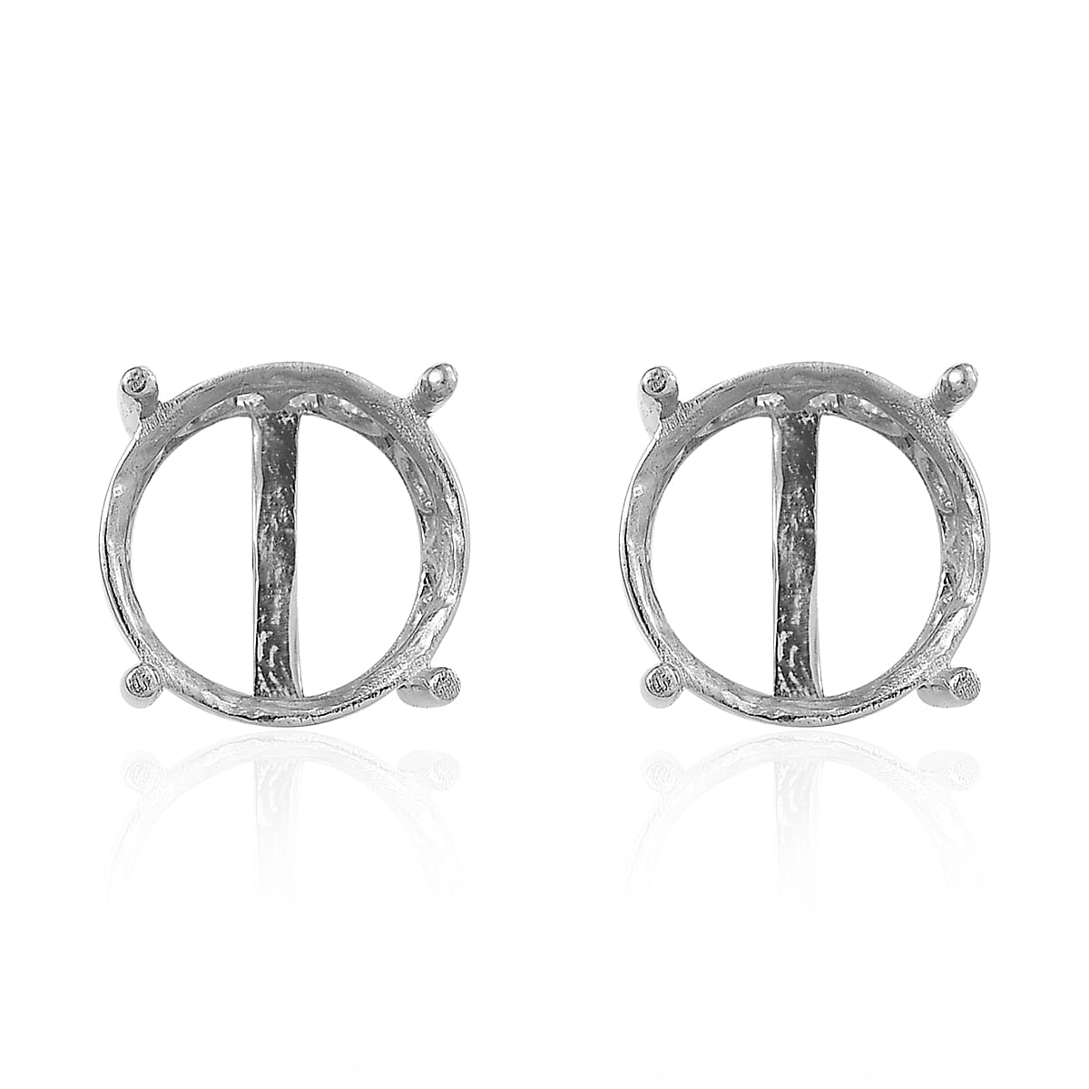 950 Platinum Stud Earrings 5.52 Grams