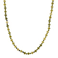 Connemara Marble 75.00 ctw Beaded and Irish Clover Necklace in Goldtone 18-20 Inches - Sticky add to cart bar