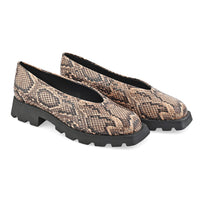 KATY PERRY Brown Snake The Darling Slip-on Loafer - Size 6.5