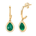 D'Joy Green Onyx 3.25 ctw Earrings in 18K Vermeil YG Over Sterling Silver - Sticky add to cart bar