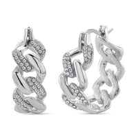 Austrian Crystal Earring in Platinum Bond