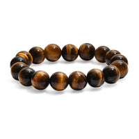 Tigers Eye 210.00 ctw Round Beaded Stretch Bracelet