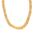 D'Joy Brazilian Heliodor 75.00 ctw Beaded Necklace 18-20 Inches in Rhodium Over Sterling Silver - Sticky add to cart bar