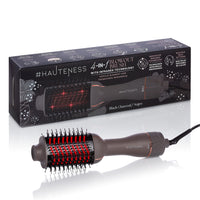 Hauteness 4 in 1 Blowout Brush Hair Dryer with Infrared Technology - Black