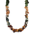 EverTrue Multi Gemstone 400.00 ctw Chips Necklace in Platinum Bond 20 Inches - Sticky add to cart bar