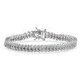 D'Joy Diamond Bracelet in Rhodium Over Sterling Silver (6.50 In) 2.75 ctw - Sticky add to cart bar