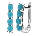 D'Joy Mozambique Garnet Earrings in Rhodium Over Sterling Silver 1.80 ctw - Sticky add to cart bar