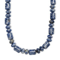 EverTrue Sodalite 265.00 ctw Beaded Necklace in Stainless Steel (18 Inches) - Sticky add to cart bar