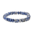 Sodalite 100.00 ctw Beaded Stretch Bracelet - Sticky add to cart bar