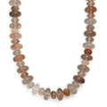 Multi Rutilated Quartz 375.00 ctw Roundel Necklace in Platinum Bond 20 Inches - Sticky add to cart bar