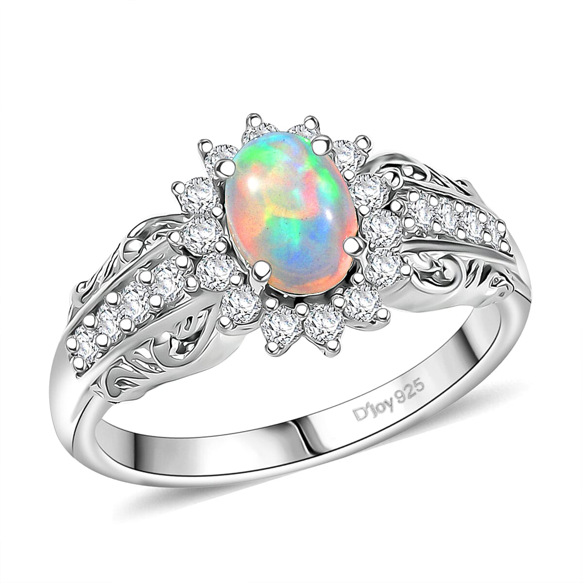 Silver Opal Rings