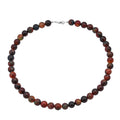 Multi Agate Beaded 314.50 ctw Necklace 18 Inches in Sterling Silver - Sticky add to cart bar