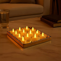Livmore Set of 24pcs White Candle (1.41"x1.96")
