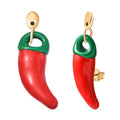 GP Kanchanaburi Blue Sapphire Earrings in 18K Vermeil Yellow Gold Over Sterling Silver - Sticky add to cart bar