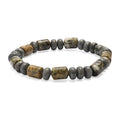 Moss Agate 110.00 ctw Beaded Stretch Bracelet - Sticky add to cart bar