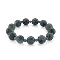 Natural Olmec Jadeite 180.00 ctw Beaded Stretch Bracelet - Sticky add to cart bar