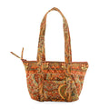 Vegas Closeout OK Green & Multi Color Paisley Quilted Shoulder Bag - Sticky add to cart bar