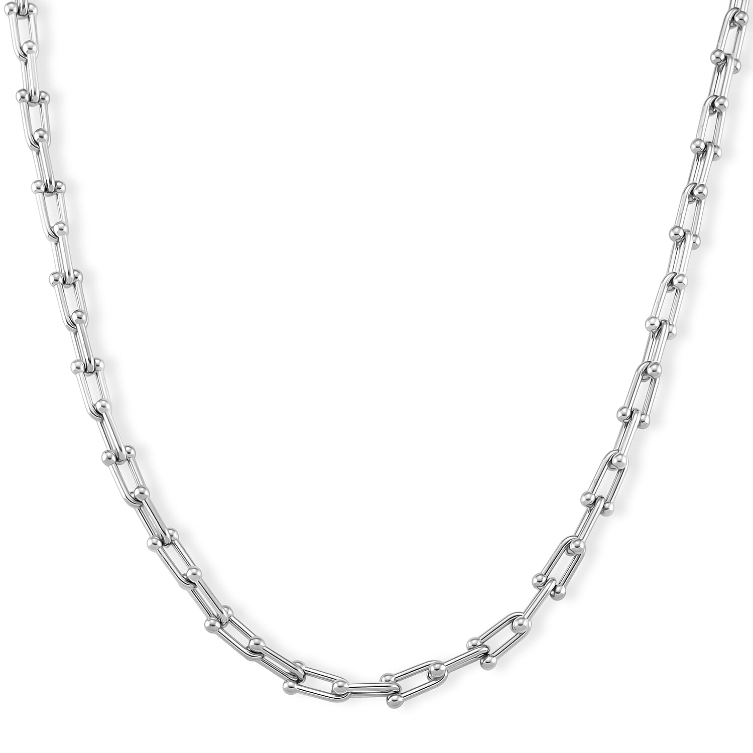 U-Link Chain Necklace in Stainless Steel 20-22 Inches