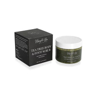 Marigold and Lotus Tea Tree Oil Scrub - Moisturizing and Exfoliating Body, Face, Hand, Foot Scrub 10.5 oz/ 300g