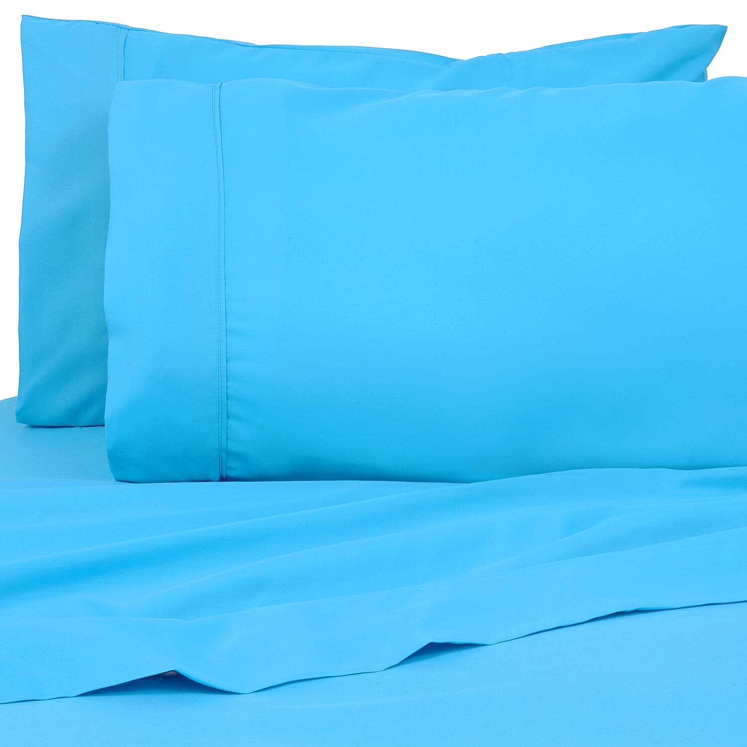Premier Colorful Collections 4pc Blue Microfiber Sheet Set -Full