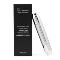 Verdermis Instant Wrinkle Filler & Lifting Cream with Hyaluronic Acid, Hexapeptide-8, and Vitamin C (1.2oz)