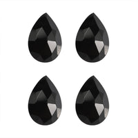 Set of 4 Black Onyx (Pear 6x4 mm) 1.01 ctw