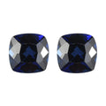 Set of 2 Lab Created Blue Sapphire (Cush 5x5 mm) 1.36 ctw - Sticky add to cart bar