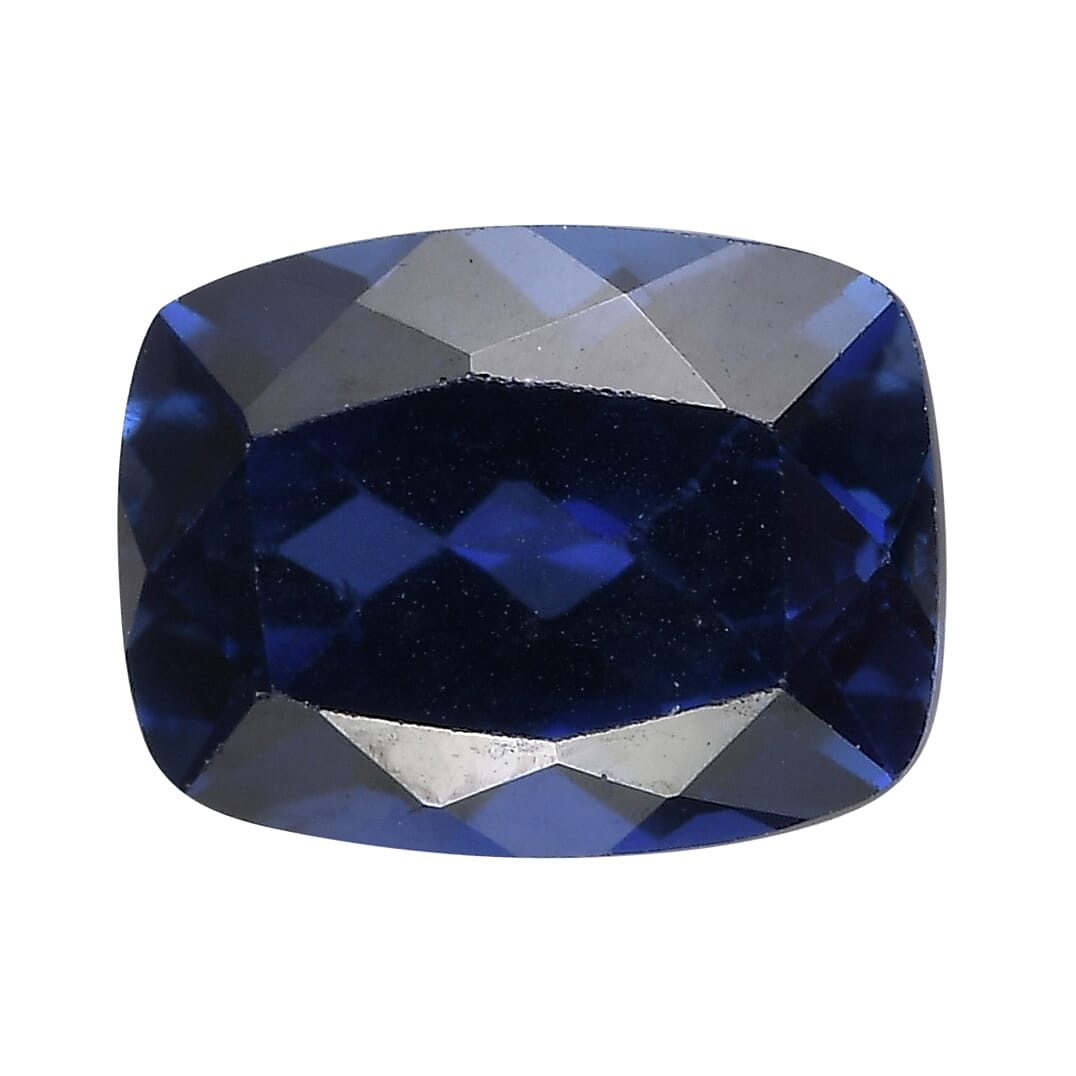 Lab Created Blue Sapphire (Cush 8x6 mm) 1.74 ctw