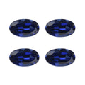 Set of 4 Lab Created Blue Sapphire (Oval 5x3 mm) 1.00 ctw - Sticky add to cart bar
