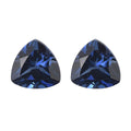 Set of 2 Lab Created Blue Sapphire (Trl 6 mm) 1.83 ctw - Sticky add to cart bar