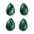 Set of 4 African Malachite (Pear 6x4 mm) 2.32 ctw - Sticky add to cart bar