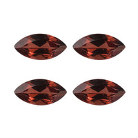 Set of 4 Mozambique Garnet (Mrq 6x3 mm) 1.16 ctw