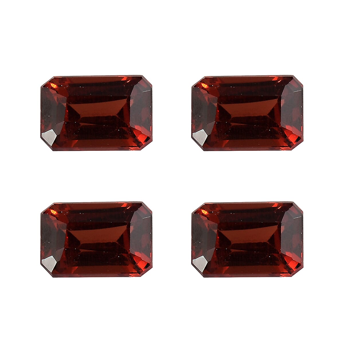 Set of 4 AA Mozambique Garnet (Oct 6x4 mm) 2.51 ctw